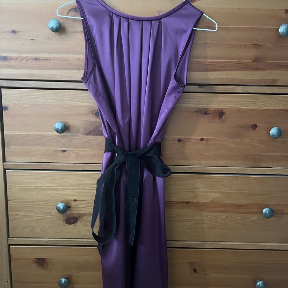JACOB Elegant Purple Sleeveless Dress